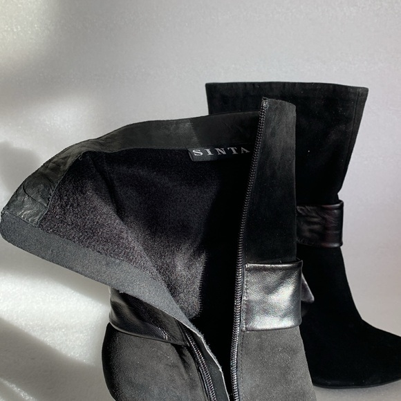 NEW Women’s Suede Boots High Heels. 37 Size (European) - 7 in US - Picture 7 of 11